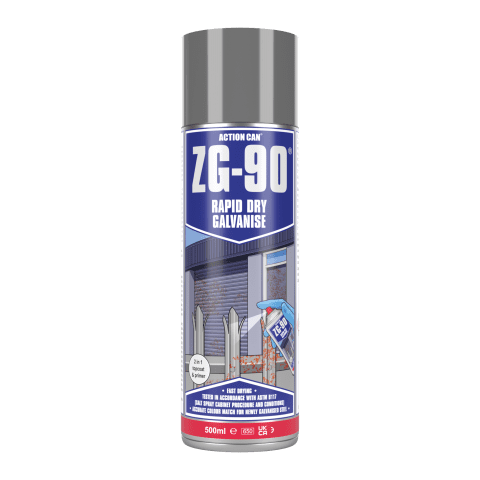 Action Can ZG90 ZINC GALV SPRAY 500ML