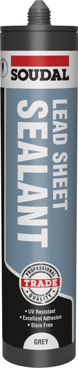 Soudal Trade Lead Sheet Sealant Grey 290ml 116726