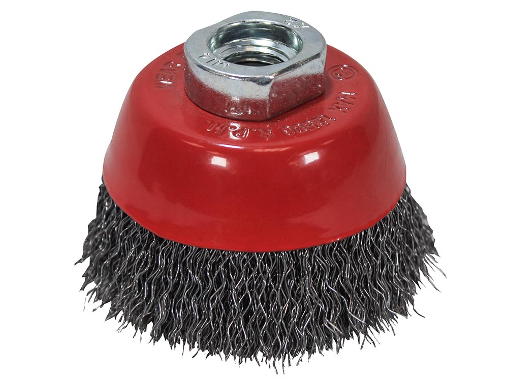 Wire Cup Brush 60mm M14 x 2 x 0.3mm Steel Wire FAIWBC60