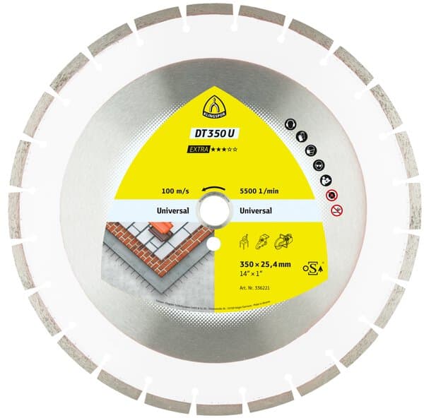 Klingspor DT 350 U Extra diamond cutting blade 350 x 25.4mm