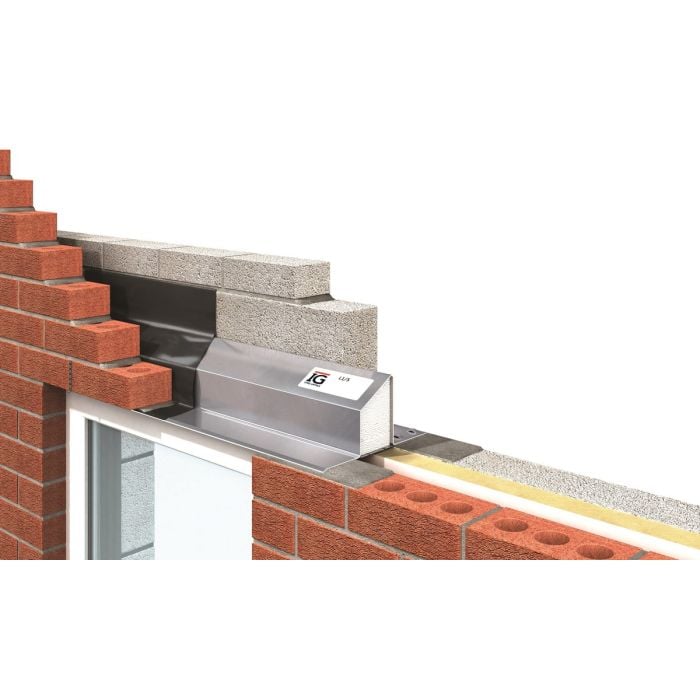 IG L1/S 75 cavity lintel – representative L1/S range illustration; cavity width and length vary by selected product.