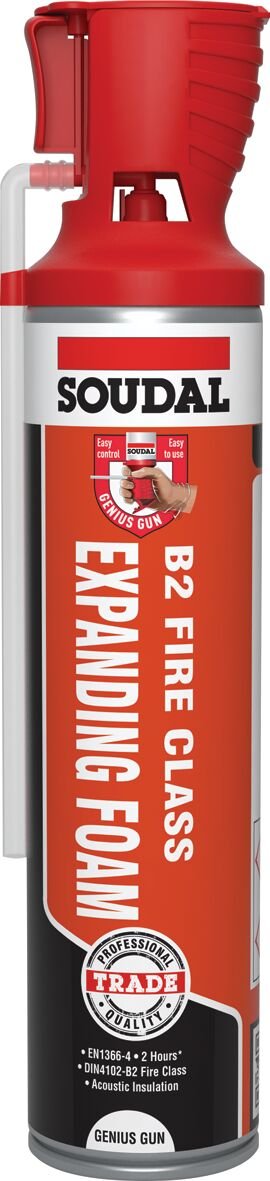 GENIUS EXPANDING FOAM B2 FIRE RATED 600MLS 135233
