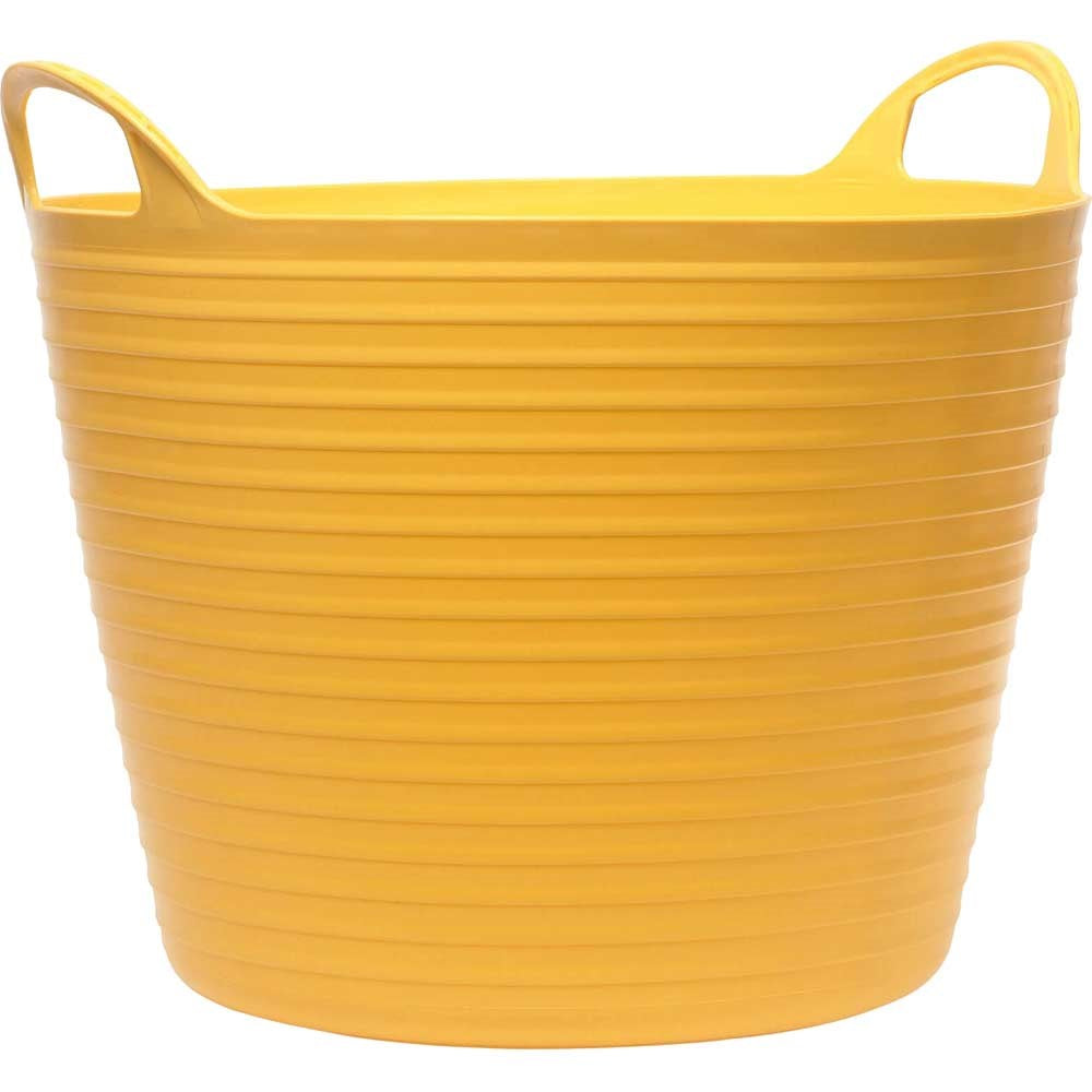 FAI/FULL POLYETHYLENE FLEX TUB 28L YELLOW FAIFLEX28Y