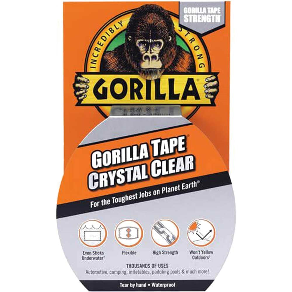 Gorilla Tape 48mm x 8.2m Chrystal Clear GRGCLTAPE48