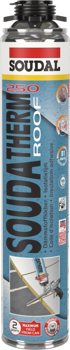 SOUDATHERM ROOF 250* PU foam insulation adhesive 800ml canister