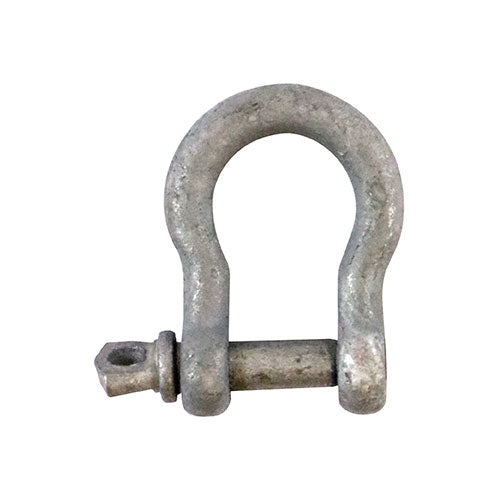TIMCO Bow Shackles - Hot Dipped Galvanised 8BSB — official supplier photograph; size and pack contents as listed.
