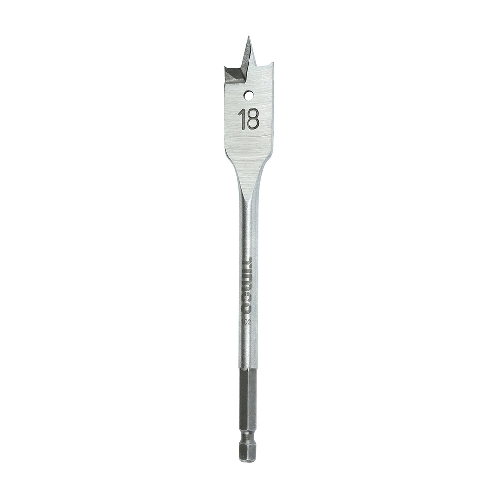 TIMCO FB18 flat wood bit — official supplier product photograph.