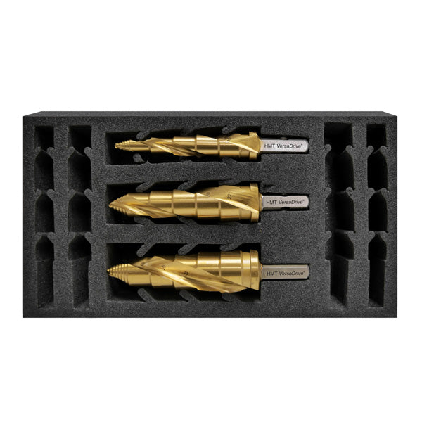 HMT VersaDrive Turbotip Impacta Step Cutter Insert foam Set 16,22,26mm 506040-SET1 SPECIAL OFFER