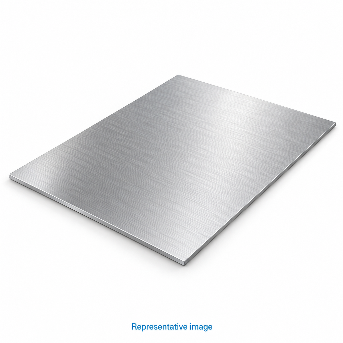 Representative smooth thin rectangular sheet of metal with visible thin edge; size and specification vary — see product details