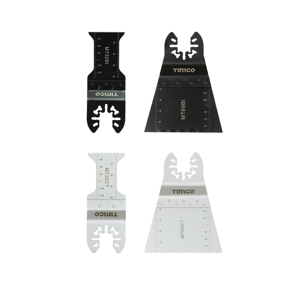 Timco Multi-Tool Blade Set 4 pcs MT4PSET — official TIMCO product photograph