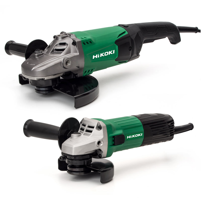 Representative range photograph: HIKOKI GS12STX/G23ST TWIN PACK 110V 230MM X 115MM ANGLE GRINDER PACK