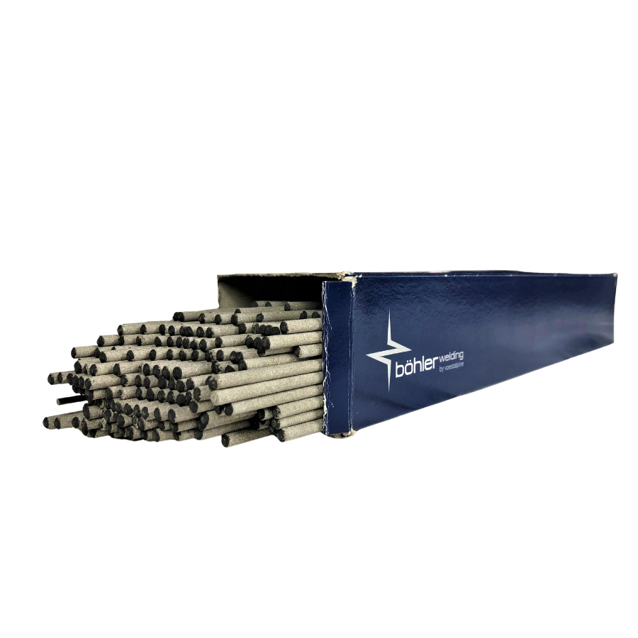 Supplier range photograph: Bohler Phoenix Blau R30 3.2mm x 350mm E6013 5KG MMA Electrodes BWTBLAU32