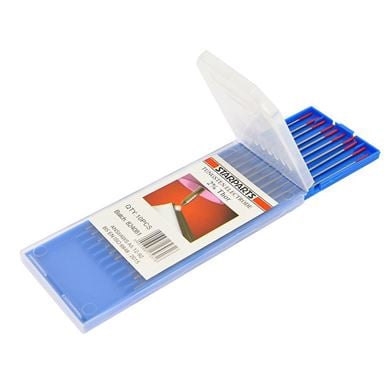 Supplier range photograph: Tungsten Tip Thoroated 2% Red 1.6 x 150mm