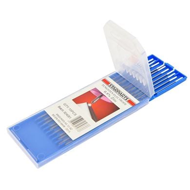 Supplier range photograph: Tungsten Zirconiated 2.4 x 150mm