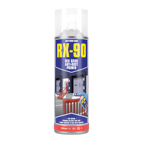 Action Can RX90 RED OXIDE ANTI RUST PRIMER 500ML