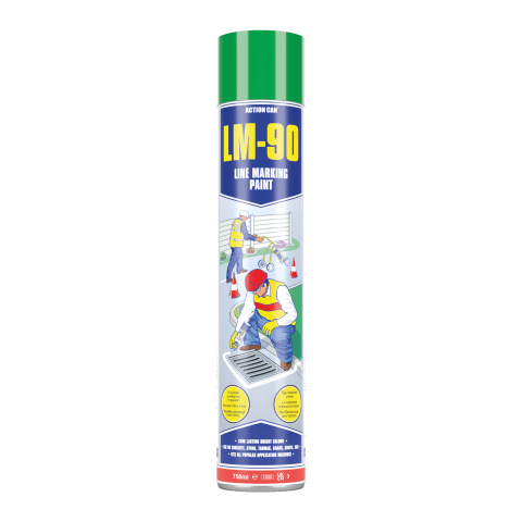 Action Can LM90 LINE MARKER GREEN 750ML