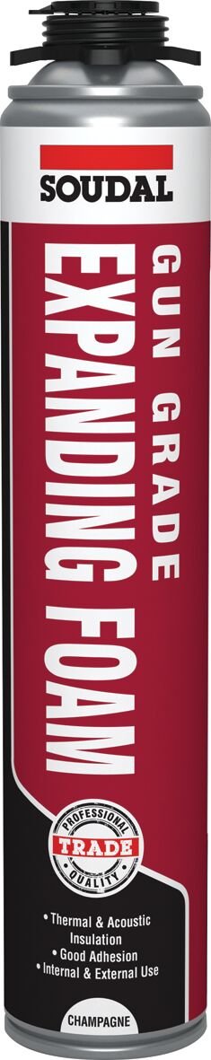 SOUDAL GUN GRADE EXPANDING FOAM 750ML 116745