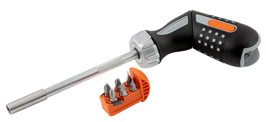 BAHCO PISTOL RATCHET SCREWDIVER + 6 BITS 808050P — official Bahco product photograph