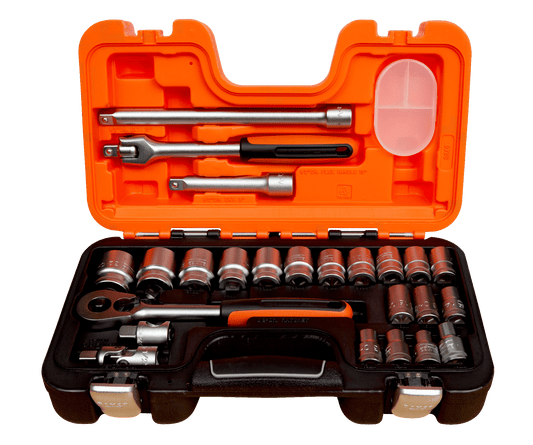 BAHCO 1/2" SOCKET SET 24 PIECE BAHS240 — official Bahco product photograph