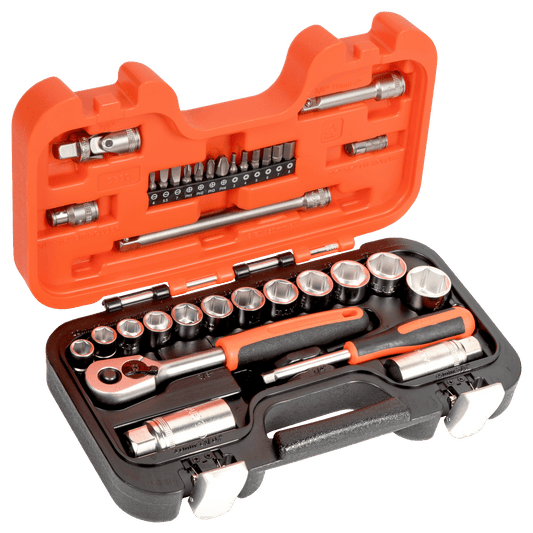 BAHCO SOCKET SET 1/4 & 3/8" 34 pc BAHS330 — official Bahco product photograph