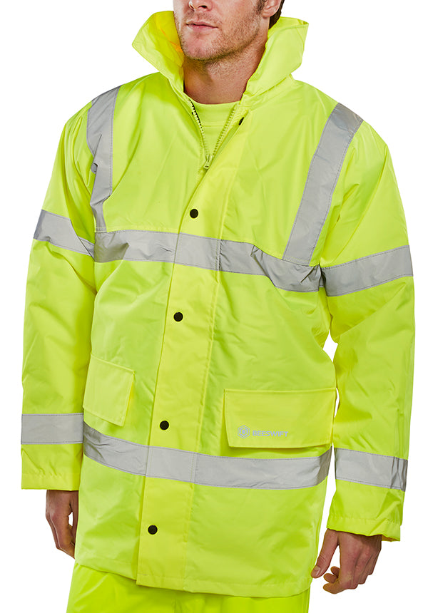 Constructor Traffic Jacket HV Yellow Large CTJENGSYL — representative product photo
