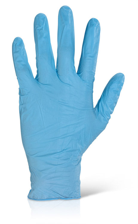 BLUE POWDER FREE ECONOMY DISPOSABLE GLOVE BOX 100 — representative product photo