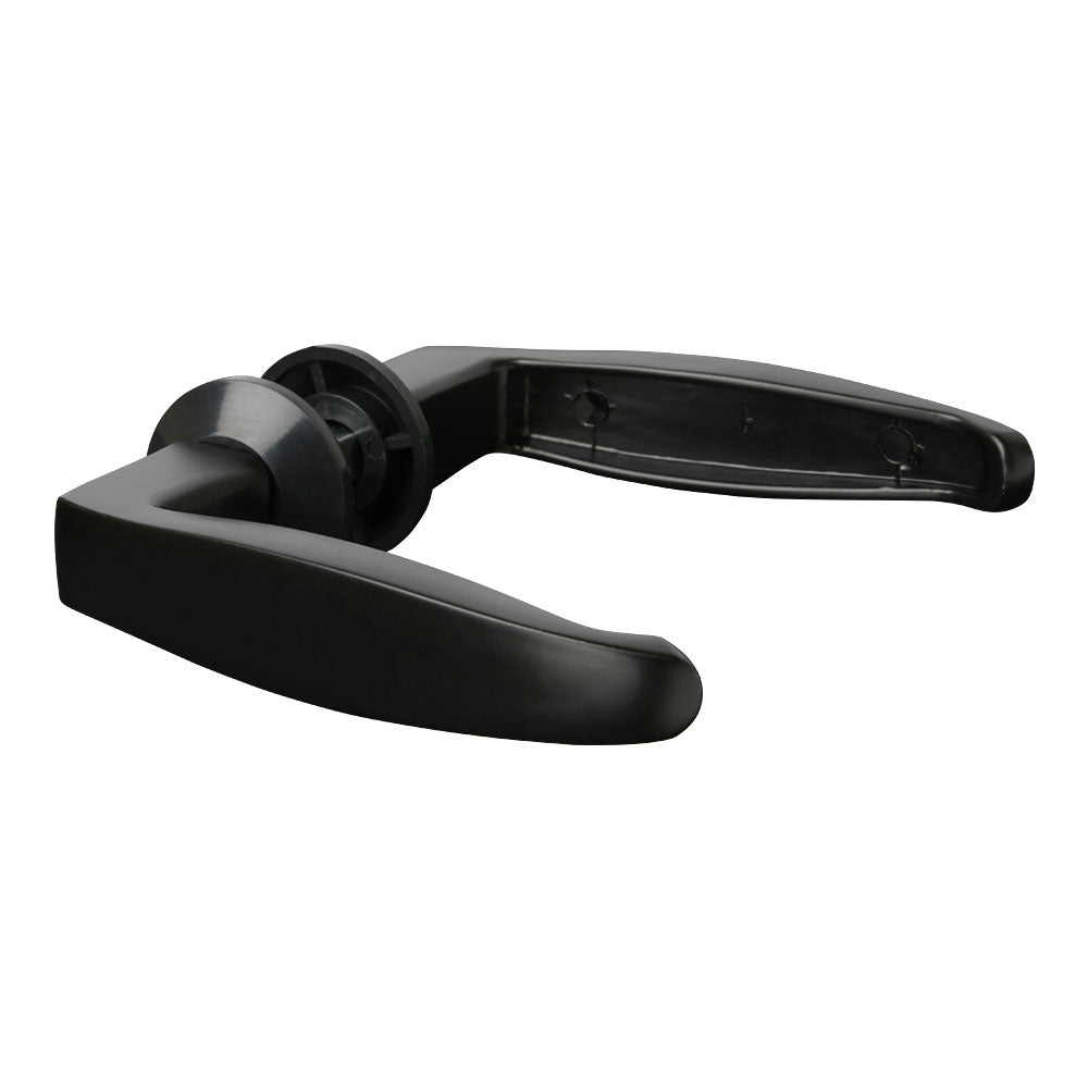 Black Vinyl Gate Lock Handle Set DH16