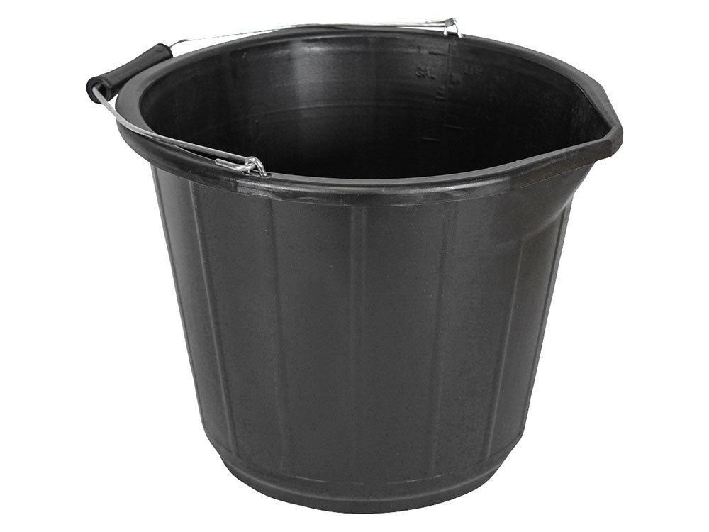 FAI/FULL 3 GALLON 14 LITRE BUCKET - BLACK FAI3GBUCKET — official Faithfull product photograph