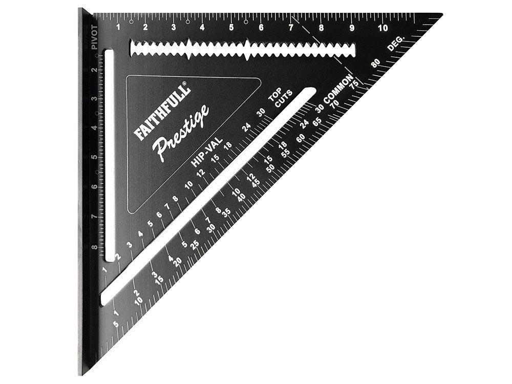 FAI/FULL BLACK ALUMINIUM 300MM/12IN QUICK SQUARE FAICSQ12CNC — official Faithfull product photograph