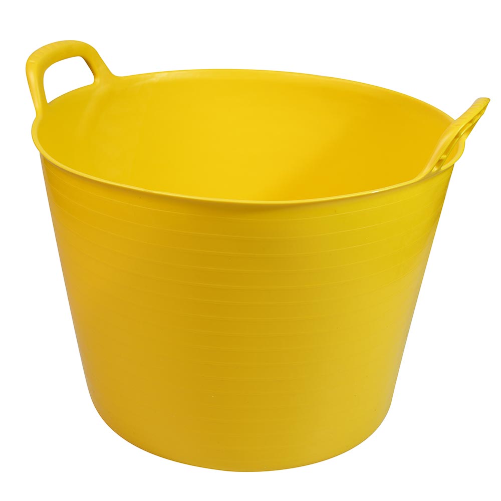 FAI/FULL POLYETHYLENE FLEX TUB 42L YELLOW FAIFLEX42Y — official Faithfull product photograph