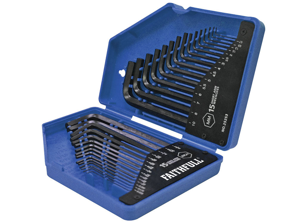 FAI/FULL HEX KEY SET (30) MM/AF - MIXED FAIHKS30MAF — official Faithfull product photograph
