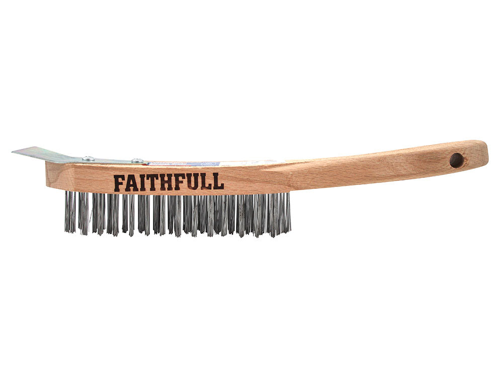 FAI/FULL 680/4S H/D SCRATCH BRUSH 4 ROW SCRAPER FAI6804S
