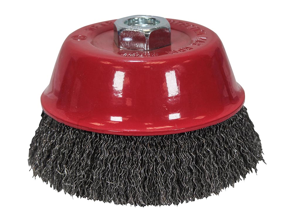 Wire Cup Brush 100mm M14 x 2 X 0.3mm Steel wire FAIWBC100