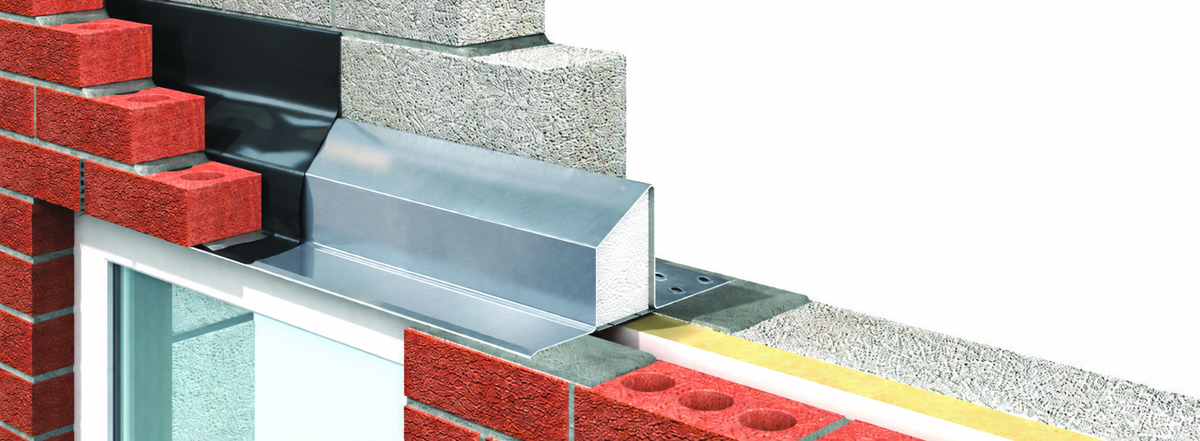 IG L1/S WIL 150 steel lintel – representative range installation illustration; dimensions vary by selected product.