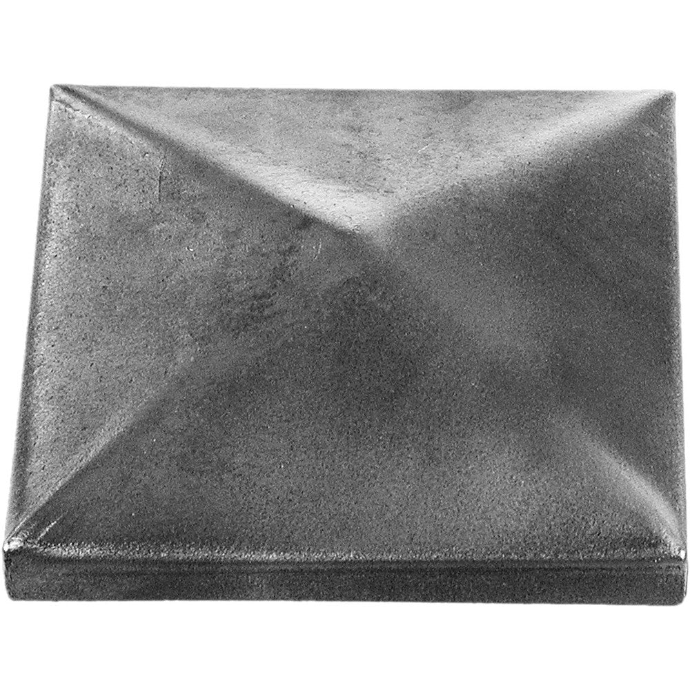 Square Post Cap 100mm with flange 0515057