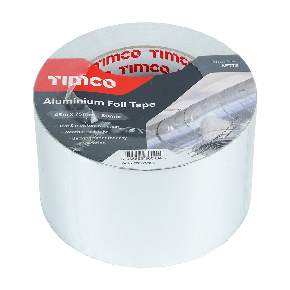 Aluminium Foil Tape 45m x 75mm AFT75