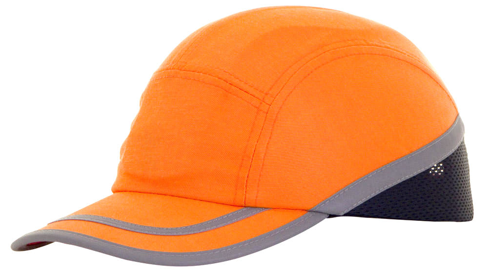 HI VIZ ORANGE SAFTEY BASEBALL CAP BBSBCOR