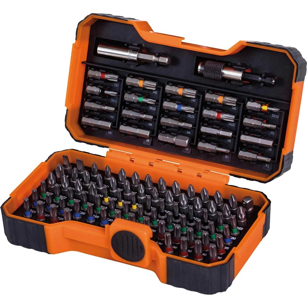Bahco Superior 59/S100BC Colour Coded Bit Set, 100 Piece BAH59S100BC