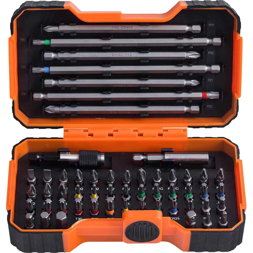 BAHCO SUPERIOR 22 54 PIECE COLOUR BIT SET BAH59S54BC