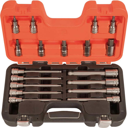 BAHS18HEX S18HEX 1/2in Drive Socket Set, 18 Piece