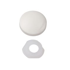 White Unifix screw cover