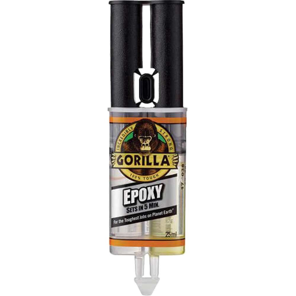 Gorilla 5 Min 2-Part Epoxy Syringe 25ml GRGGES25