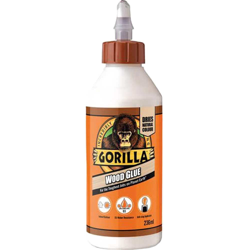Gorilla PVA Wood Clue 236ml GRGGWG236