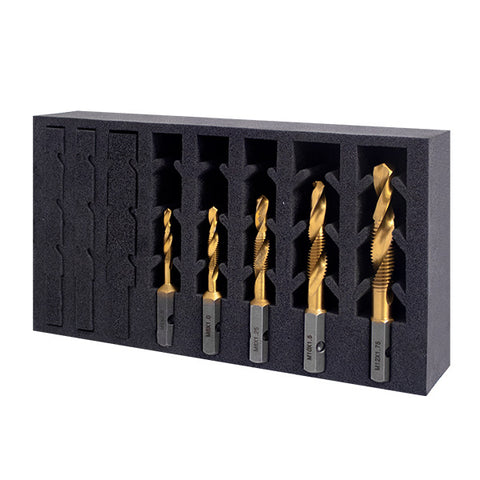 VersaDrive® Drill Tap InsertFoam Sets — official supplier photo; supplied sizes and contents as listed.