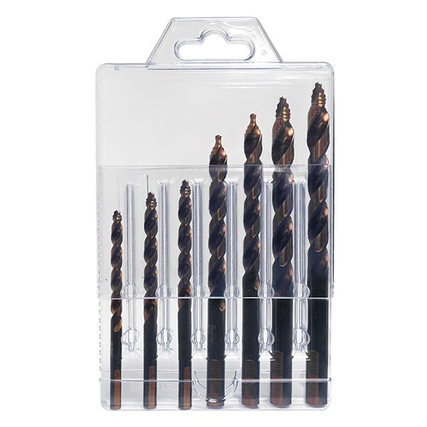 HMT TurboTip Cobalt Jobber Drill Set 7 piece — official supplier range photograph; size and pack contents as listed.