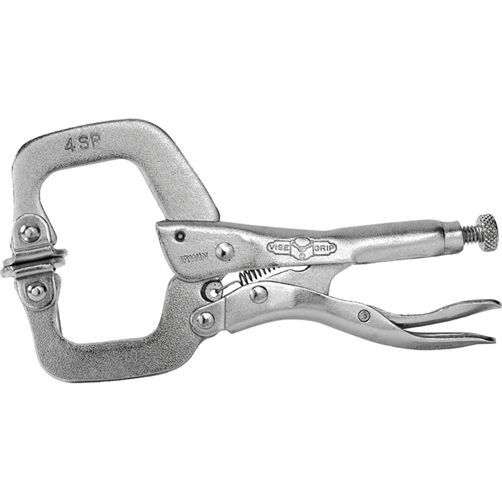 Irwin 4SP Locking C-Clamp Swivel Pad 100mm(4in) VIS4SP