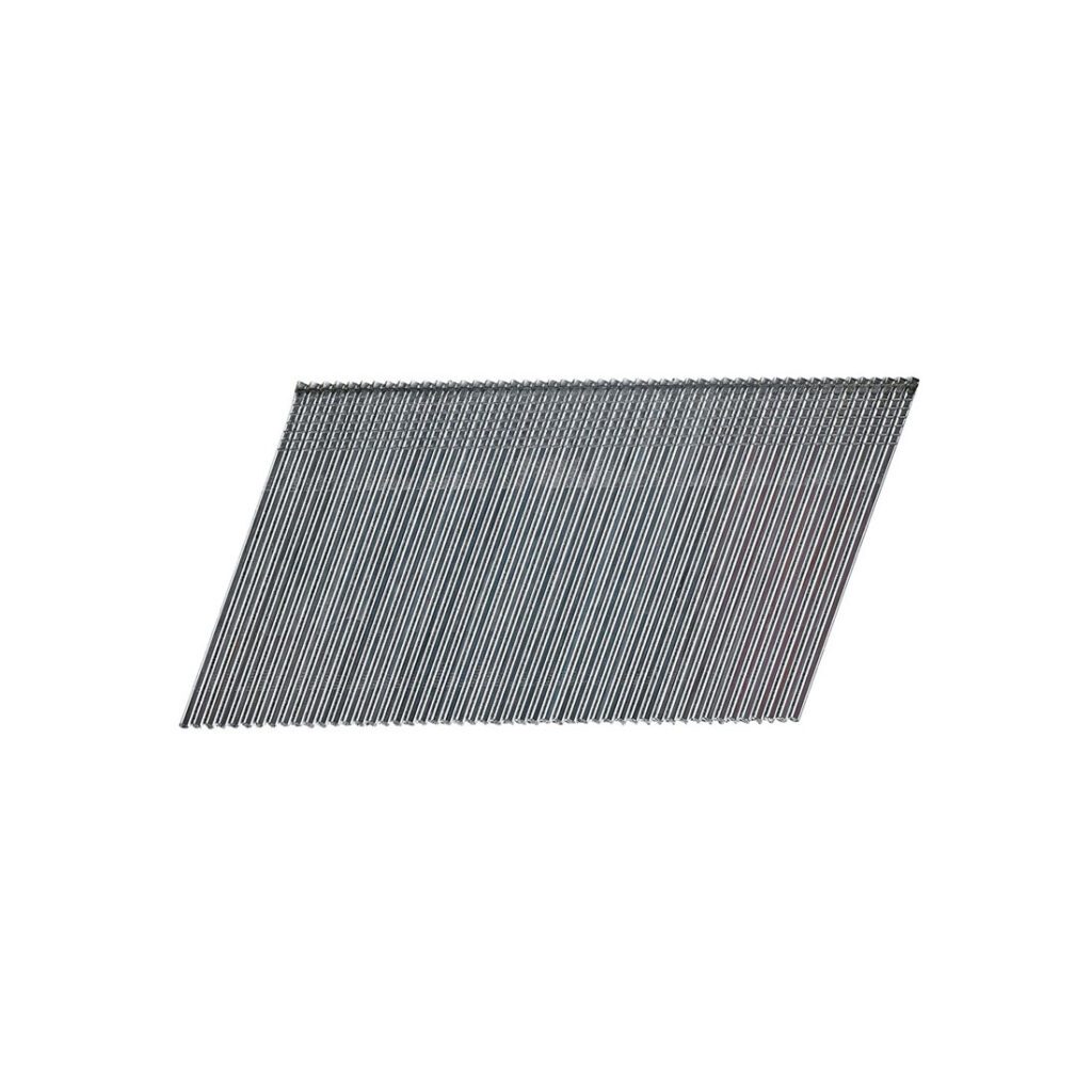 JCP angled galvanised brad nails — supplier range image; dimensions and pack contents as listed