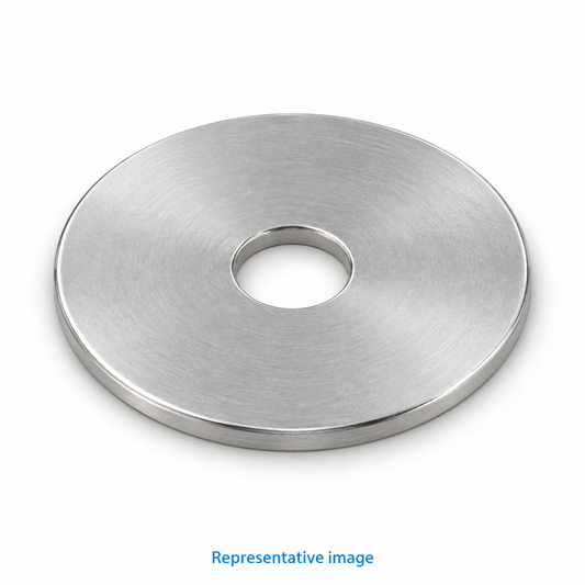 Representative broad circular thin penny washer with small central round hole; size and specification vary — see product details