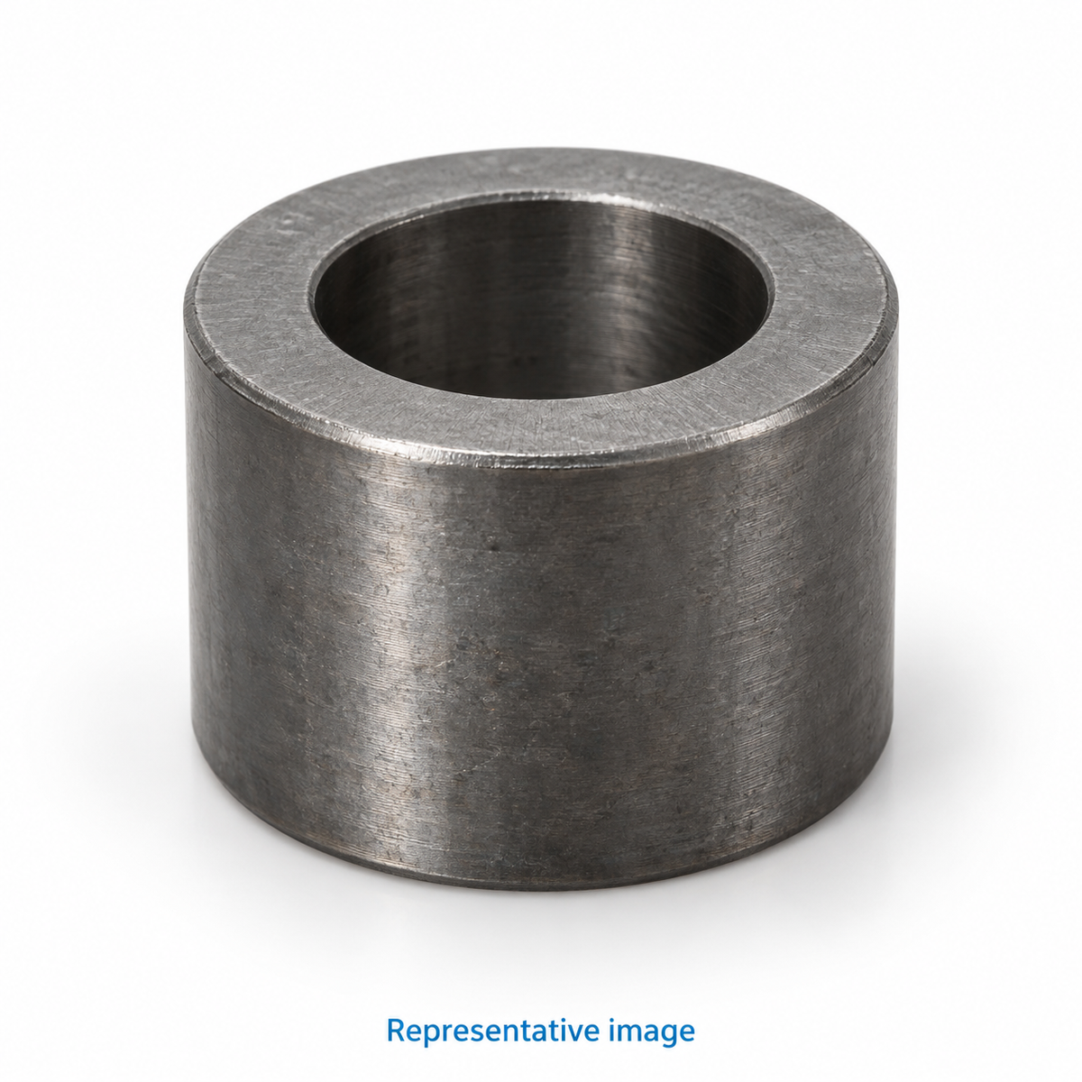 Representative short cylindrical hollow steel spacer; size and specification vary — see product details