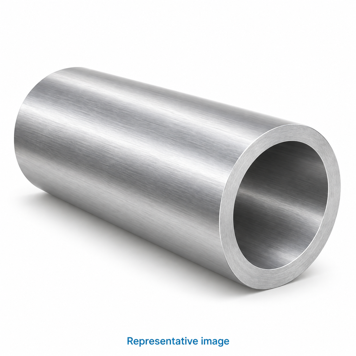 Representative thick-wall round hollow tube with open circular end; size and specification vary — see product details